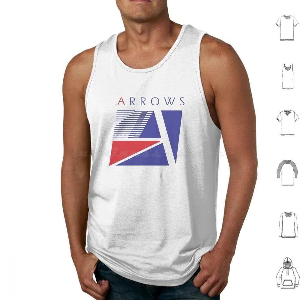 Arrows Grand Prix International Team Tank Tops Print Cotton Arrows Grand Prix Racing Foot Work Helmet United Kingdom Uk