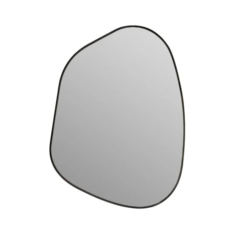 Specchio da parete semplice e irregolare, specchio decorativo dalla forma speciale, specchio cosmetico creativo da parete per il bagno