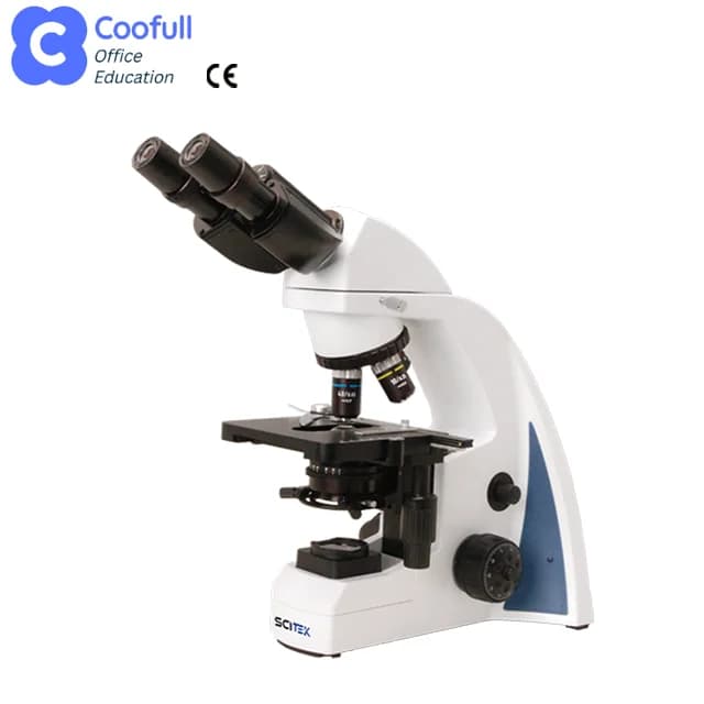 Microscopio Digitale LCD con Testa di Visione Binoculare, Accessori Gratuiti per Laboratorio