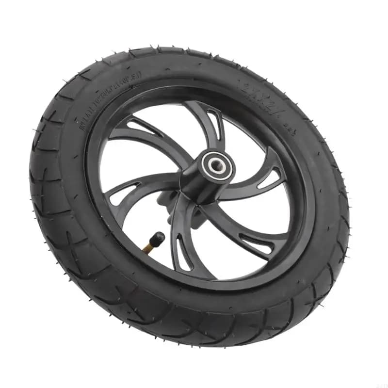 Pneumatico per scooter elettrico con mozzo ruota Pneumatico in gomma Ruota anteriore sostitutiva per scooter da 12 pollici per