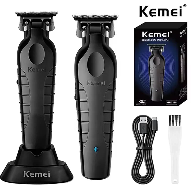 Kemei KM-2299 men's haircut Professional electric haircut USB rechargeable barber haircut