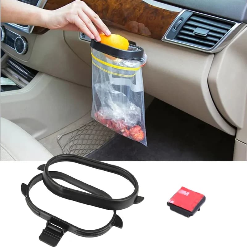 Bidone della spazzatura per auto Sacchetto della spazzatura pieghevole Telaio sospeso Supporto per sacchetto della spazzatura per veicolo Bidone della spazzatura per auto Bidone della spazzatura Accessori per interni auto