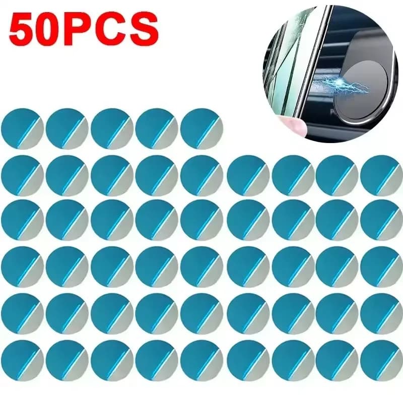 50/30/1PCS Piastra metallica universale per supporto magnetico per telefono per auto Supporti Disco adesivo Lamiera di ferro Supporto magnetico per IPhone Samsung