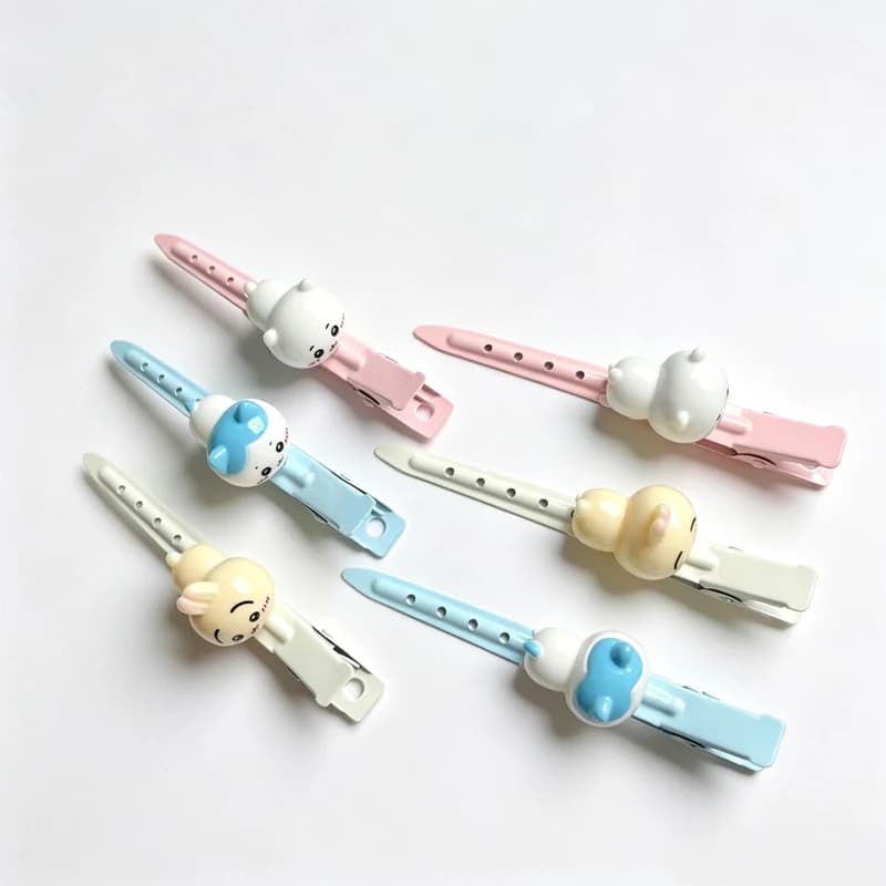 3pcs Chiikawa Hair Clips Cartoon Cute Bangs Clips Kawaii Sweet Hair Accessories for Girl Students Hair Finishing Decor Gift Toys