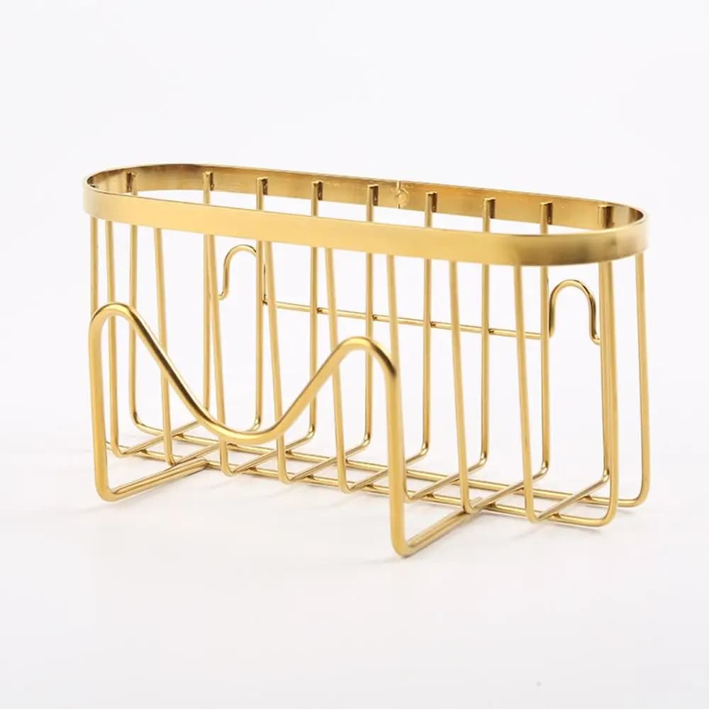 Supporto per Spugne con Ventose Antiruggine in Acciaio Inossidabile con Gancio, Svuota Spugne per Lavello Facile da Pulire, Design Cavo
