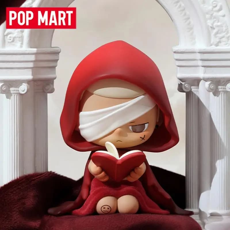 POP MART KUBO Poesia dell'angelo Serie Scatola misteriosa Scatola cieca autentica Indovina giocattoli Borsa Ornamento Figurine Decorazioni per la casa Bambole da tavolo Modello