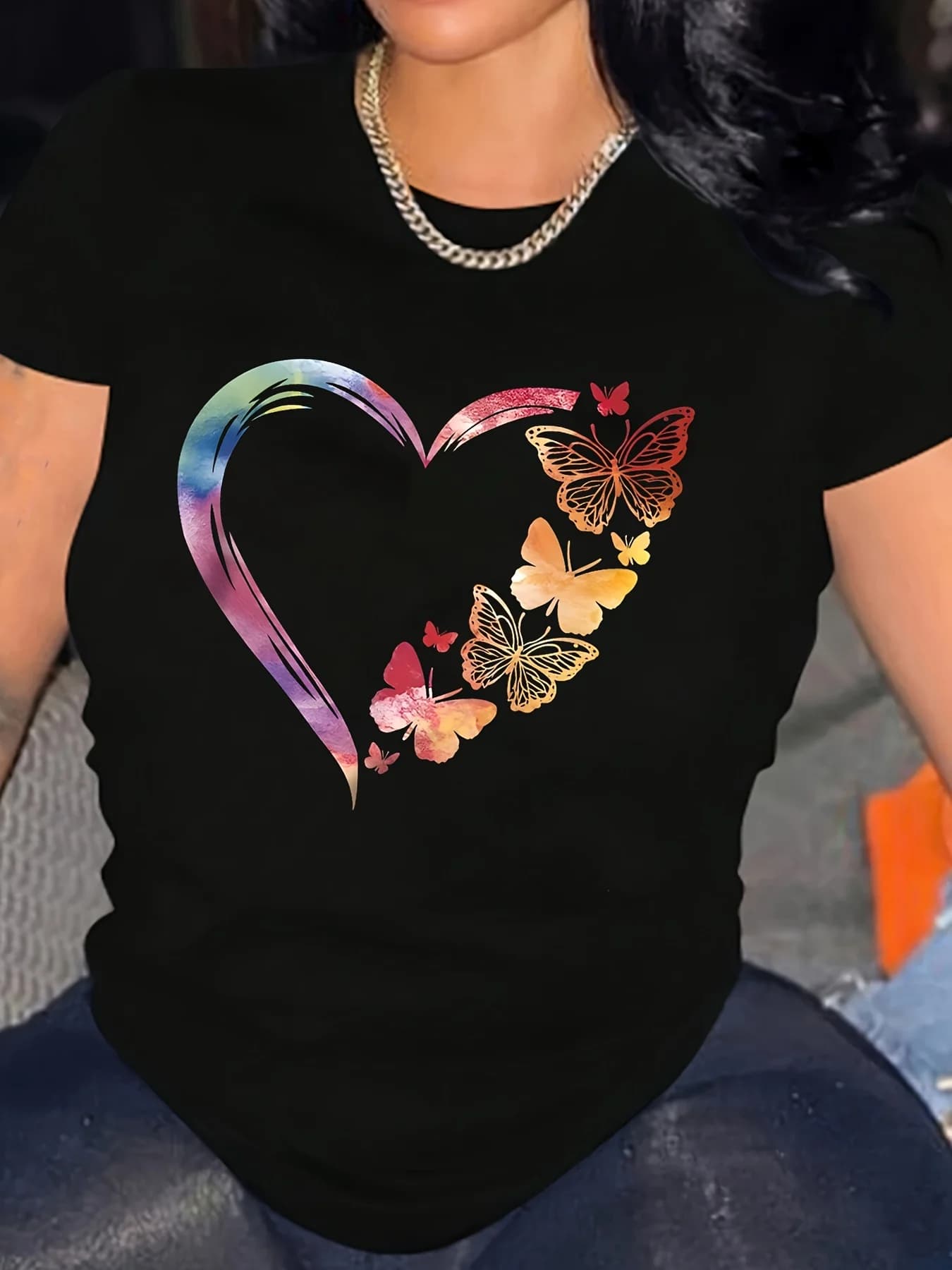 Black Casual T-Shirt
