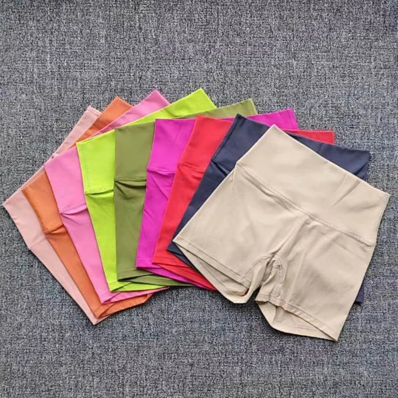 Yoga and Fitness Shorts for Women, Running and Cycling Leggings, Rapid Drying, Breathable, High Waist