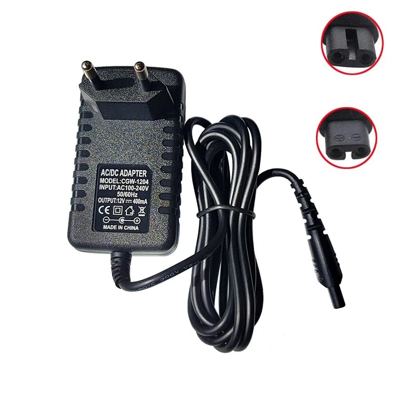 12V Power Adapter Charger for Remington Barba Trimmer Razor F4790 F7790 FR730 MS2391 MS5500 R6130 R5130 R9100 R9300 R9400