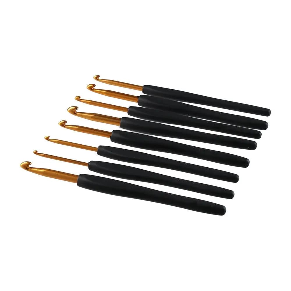 soft grip for yarn knitting hook crochet needles aluminum crochet hooks crochet needles for arthritic hands crochet hook set