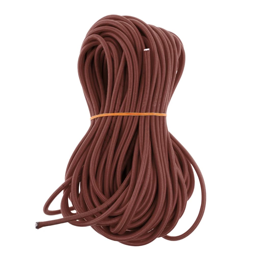 Elastic Shock Cord High Quality Rubber Core Polyester Bungee Rope Tie Down for Marine Trailer Kayak Tarp