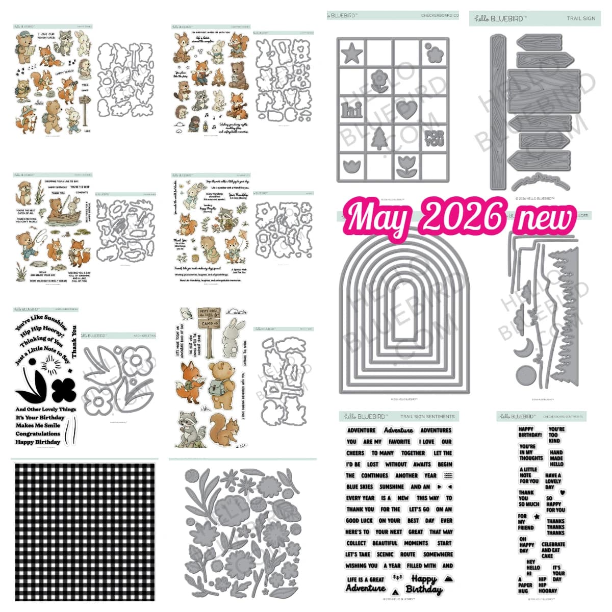 Campfire Storie Lake Scene Builder Summer Flowers Arch Greetings Metal Cutting Dies Stamp for DIY Scrapbook Calenda May 2026 New
