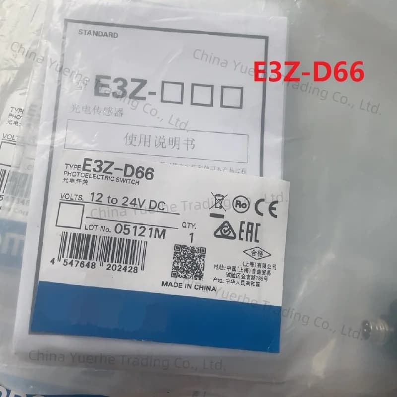 Nuovo originale E3Z-D66 E3Z-D67 E3Z-D86 E3Z-D87 E3Z-R66 E3Z-R86 Sensore interruttore fotoelettrico