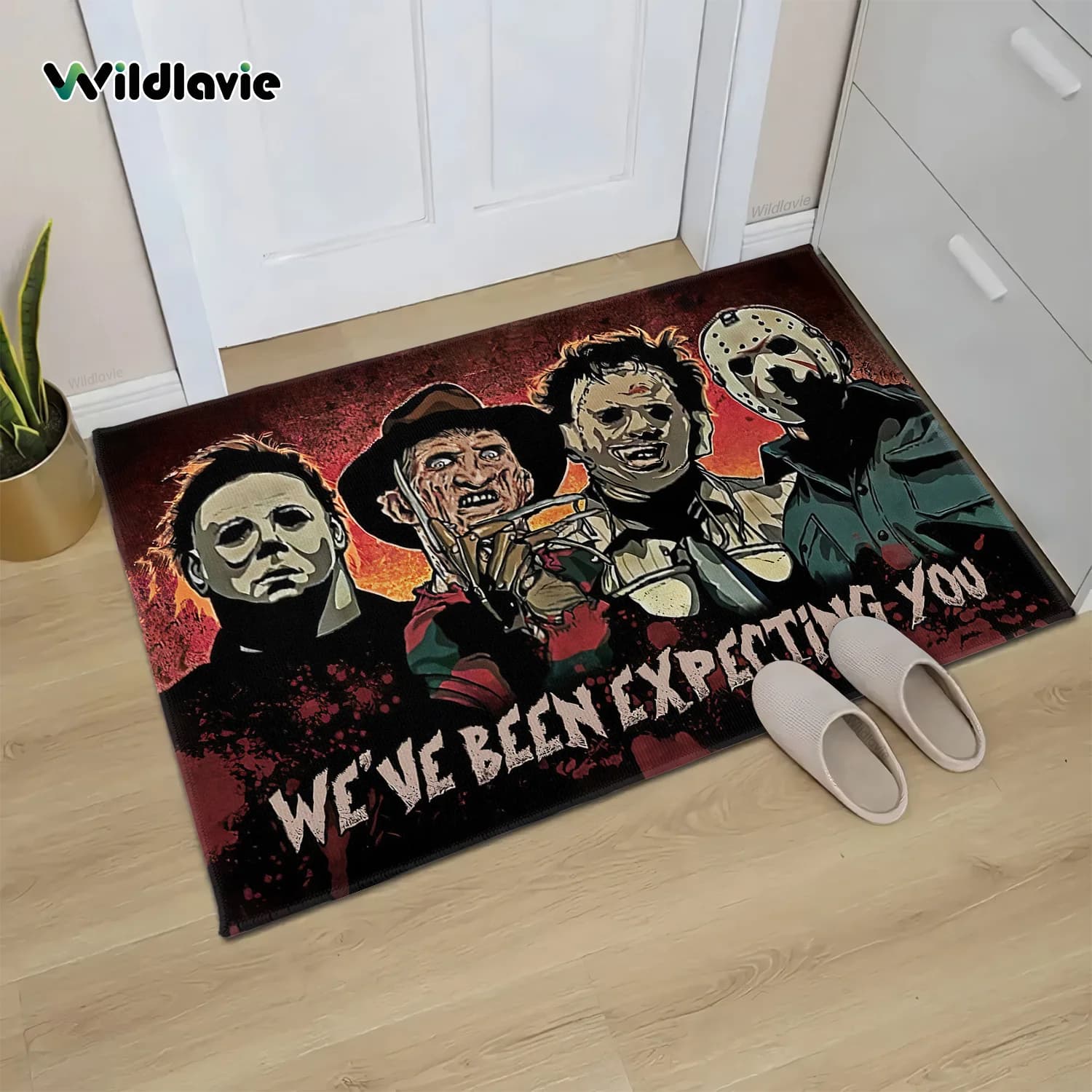 VIKAMA Character of the movie Spaventoso Outdoor Mat Welcome Mat Zerbino Soft Living Room Sofa Bedroom Mat Bathroom Mat