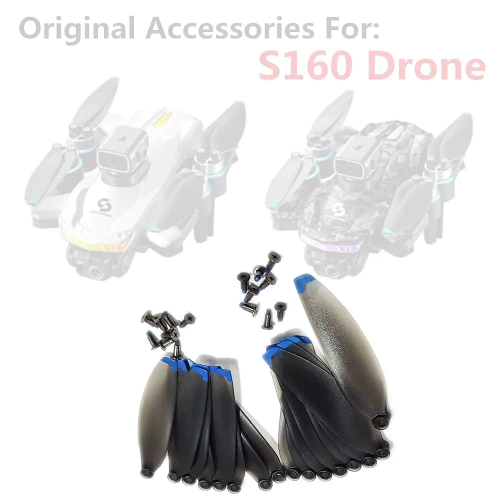 16 Pezzi Elica Originale Pieghevole S160 per Drone S160MAX con Evitamento Ostacoli, Quadricottero RC S160PRO, Accessori per Droni Brushless