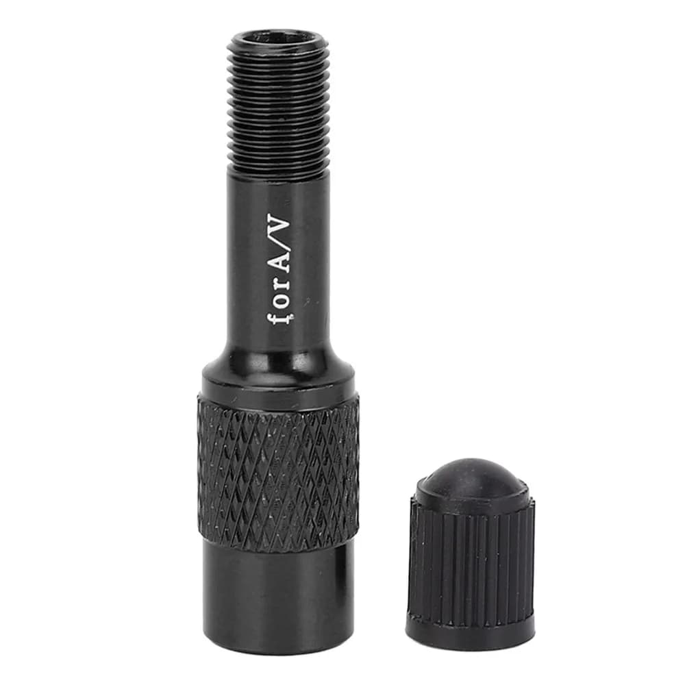 Aluminum Alloy Bike Fork Valve Adapter Compact Lightweight Cycle Extension Converter Nozzle High Performance Shock Pump Adapter