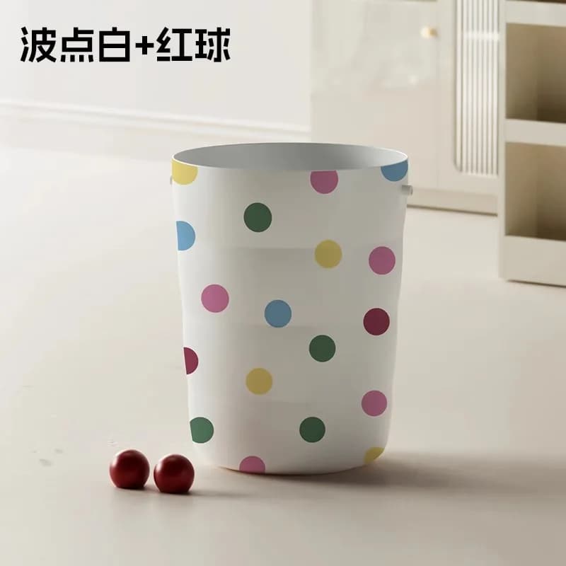 For Trash Can, Household Living Room, Bedroom, Kitchen, Bathroom, Toilet with Lid, Large-capacity Storage Bucket, Wastebasket
