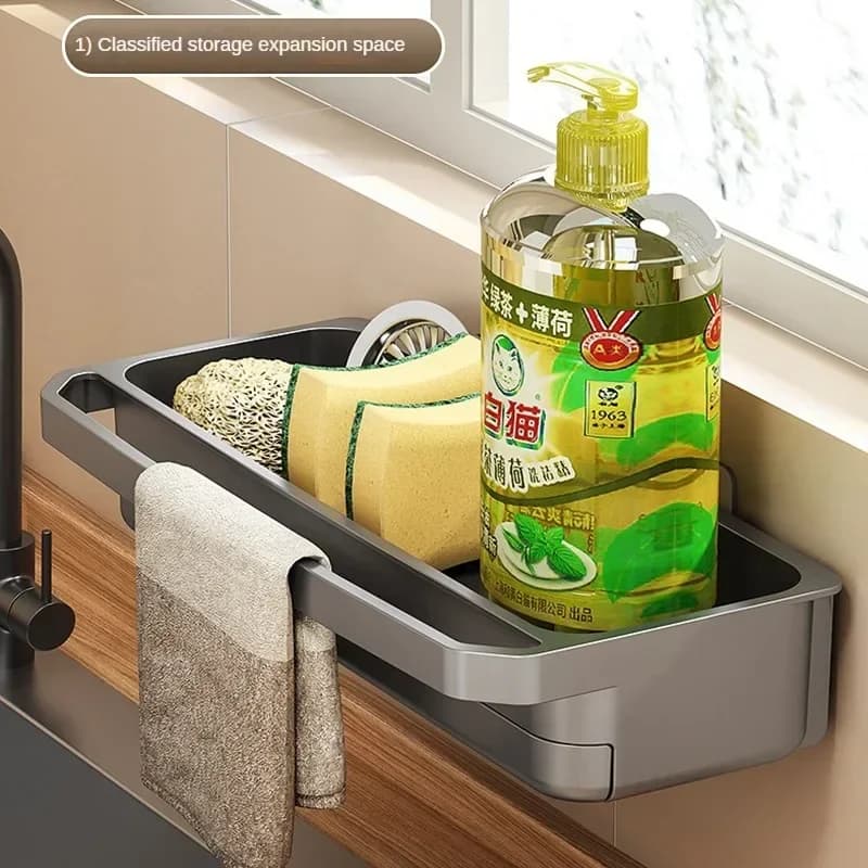 The kitchen sink squid is durable and has a simple design. Can store detergent to prevent water accumulation