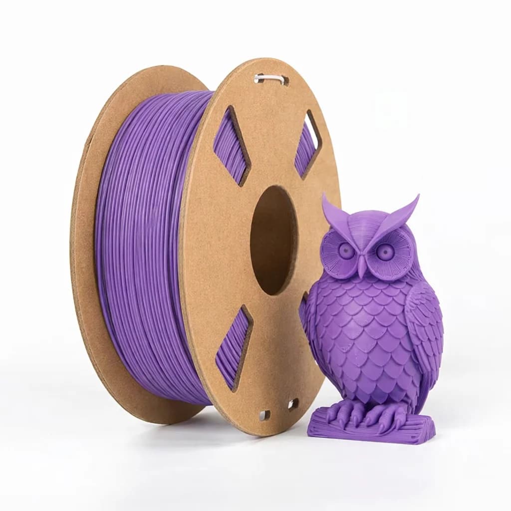 Filamento PLA Plus Opaco 1.75mm, Colore Viola Chiodi di Garofano, Basso Deformarsi, Minimi Sbalzi tra gli Strati, Precisione Dimensionale +/- 0.02mm, 1kg (2.2lb)