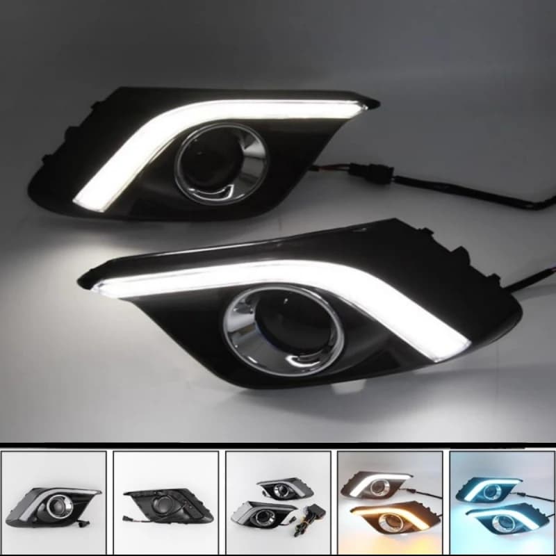 Fendinebbia per Mazda3 Axela 2014 2015 2016 Modificato Led Luce di marcia diurna Indicatore di direzione Luce paraurti anteriore