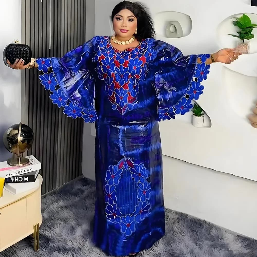 Abiti Africani per Donne, Abbigliamento Tradizionale Africano, Dashiki, Ankara, Bazin, Abaya, Vestito Lungo Musulmano, Kaftan, Maxi Dress 2026
