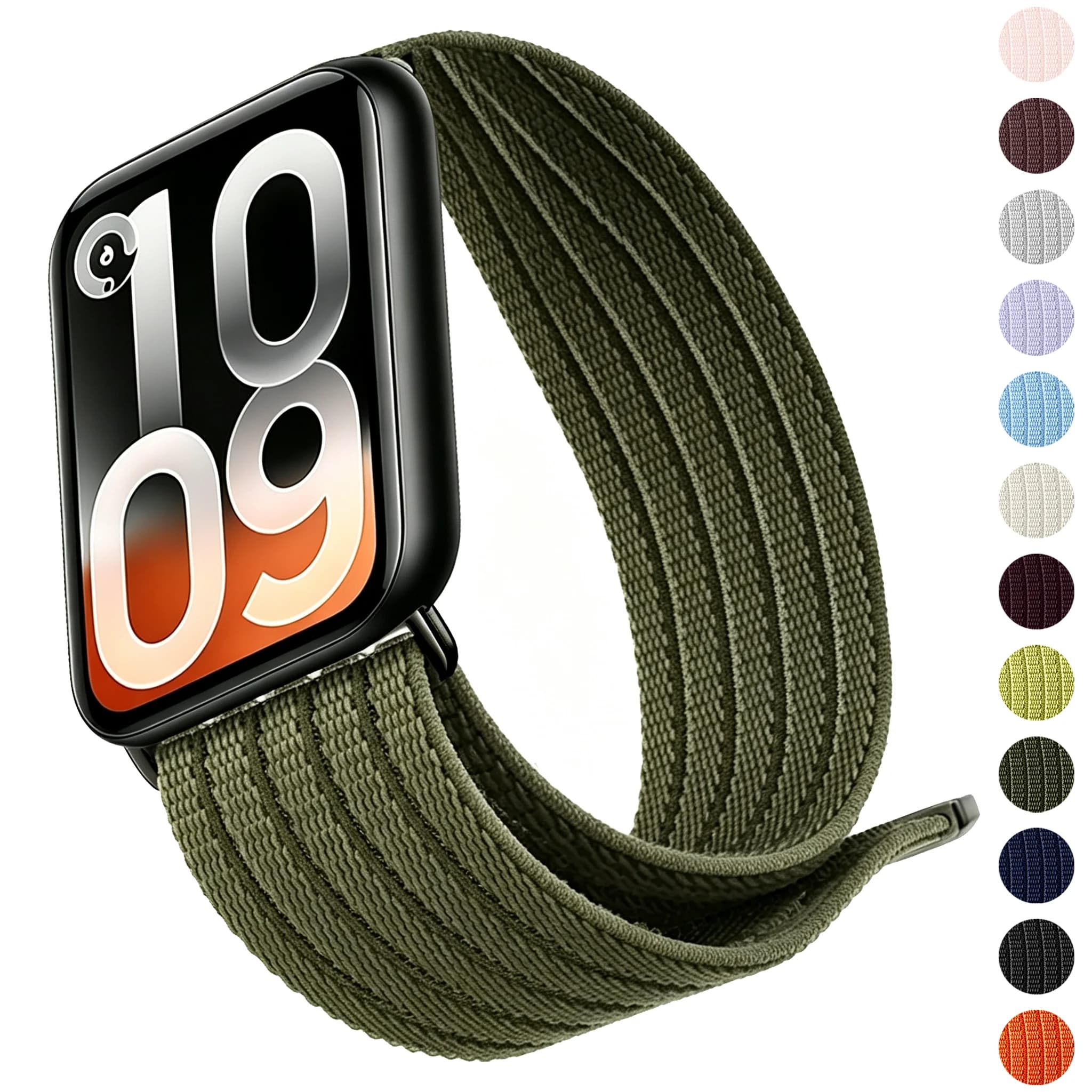 Braided Nylon Strap for Xiaomi Mi Band 10 Pro/9 Pro/8 Pro Sports Replacement Wristband for Redmi Watch 6/5/4 Breathable Bracelet