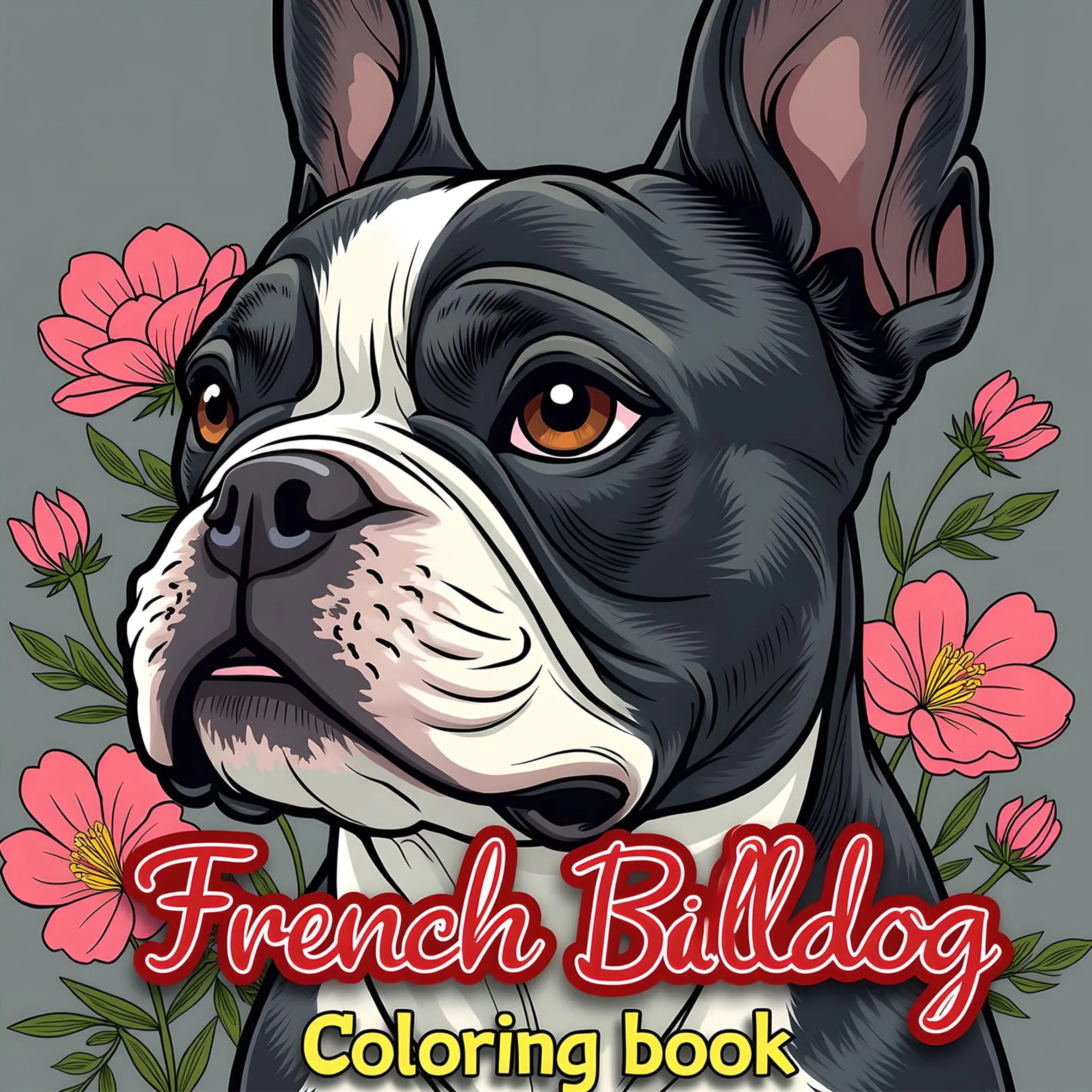 BULLDOG Patterns Coloring Book for Adults Cute Drawing Book Perfect Gift for Party and Birthday