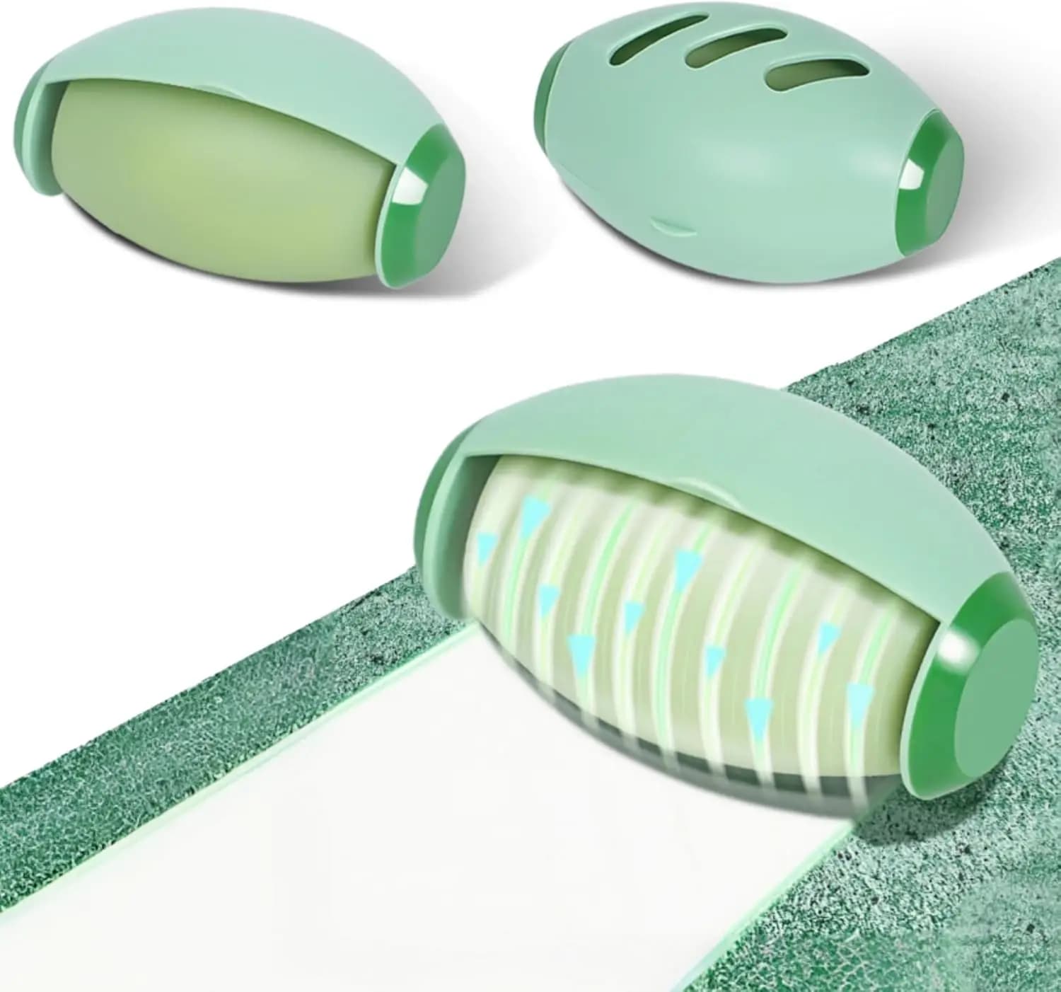 Rullo Adesivo Riutilizzabile Extra Appiccicoso per Peli di Animali Domestici, Mini Lavabile Portatile per Vestiti, 2.6x3.9in