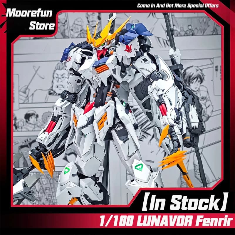 【DISPONIBILE】LUNAVOR MG 1/100 Wolf King Barbatos ASW-G-08 GK Kit di modellini da assemblare Action Figure Robot in plastica Giocattoli Regali di Natale