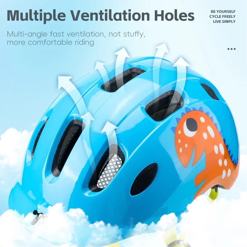 WEST BIKING Children's Bicycle Helmets Adjustable Equipment for Boys and Girls Baby Helmet Bicycle Hat for Multi-sport Light Scooter