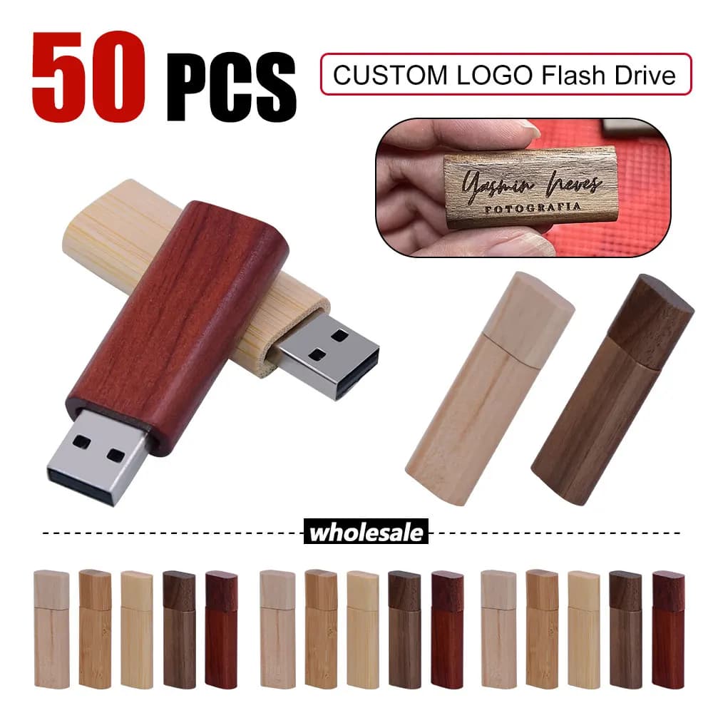 50 PZ per lotto LOGO Laser gratuito Legno d'acero pendrive 4 GB 8 GB 16 GB 32 GB 64 GB USB 2.0 USB Flash Drive regalo pendrive Fotografia Regalo
