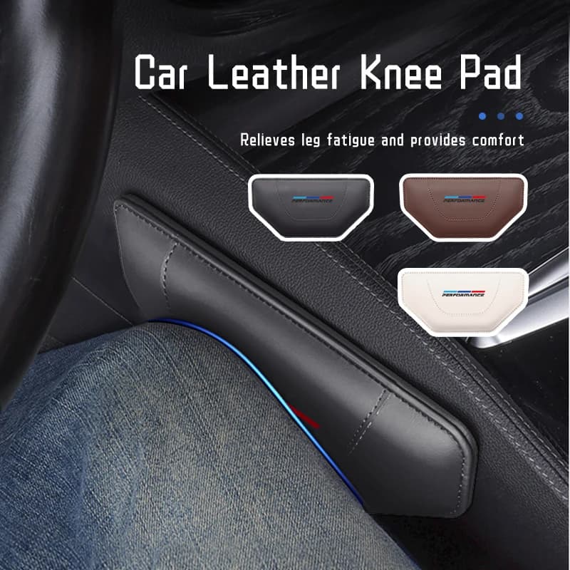 For BMW Leather Car Leg Knee Cushions Protective Pad Accessories 1 3 5 Series X1 X3 X4 X5 X7 G20 G38 F20 F39 F48 E46