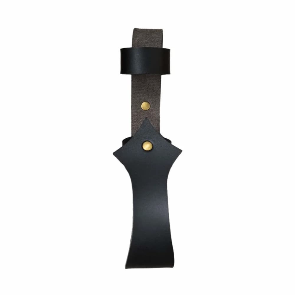 Medieval Style Vintage Fan Sheath Belt-Attachable PU Leather Medieval Style Fan Holder Viking Style Retro