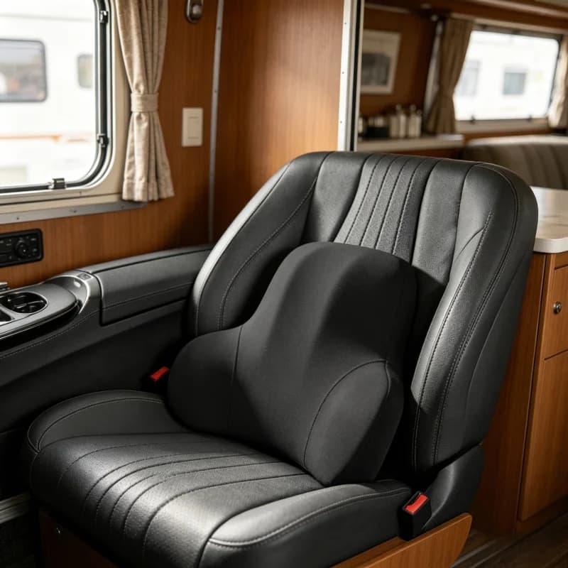 Cuscino Lombare Ergonomico in Memory Foam per Auto, Ufficio, Sedia da Gaming, Sollievo dal Dolore Post-Parto