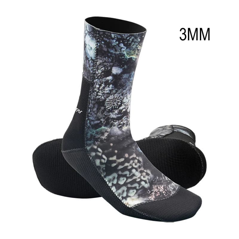3/5/7MM Neoprene Tenere al caldo Snorkeling Calzini da sub Lunghi antiscivolo Scuba Indossabile Spiaggia Sport acquatici Vela Costume da bagno Calzini da bagno