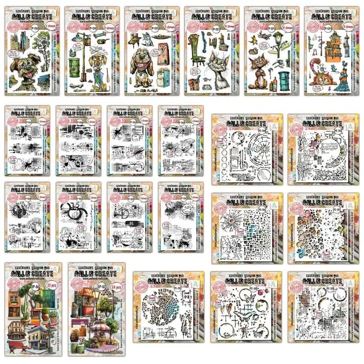 Stamp Set - Wacky Woof Tales Scrapbook Diary Decoration Stencil Embossing Template DIY Greeting Card Handmade 2025 New