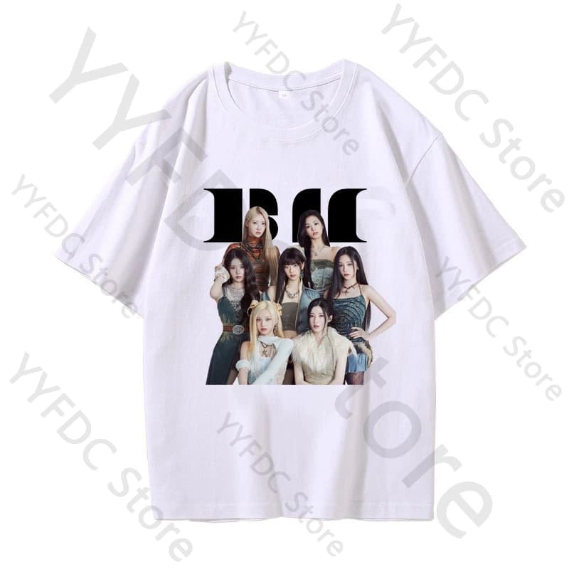 KPOP Babymonster T Shirt Donna Uomo Estate Cotone Manica corta Tee Top Moda coreana Popolare T-shirt allentata per i fan Vestiti
