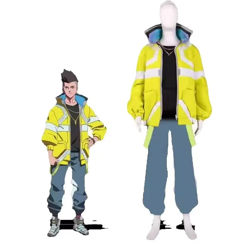 Gioco Anime David Martinez luce Punk Costume Cosplay Giacca Festa Halloween Costume Cosplay 20 e 77 Punk