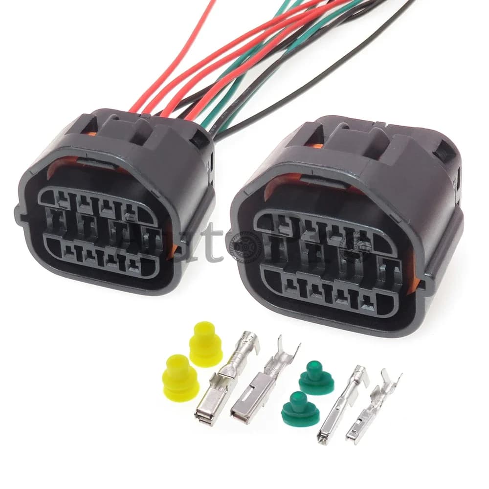 Set di 12 Connettori Elettrici Impermeabili per Auto 7283-8722-30 MG640711-5 AC
