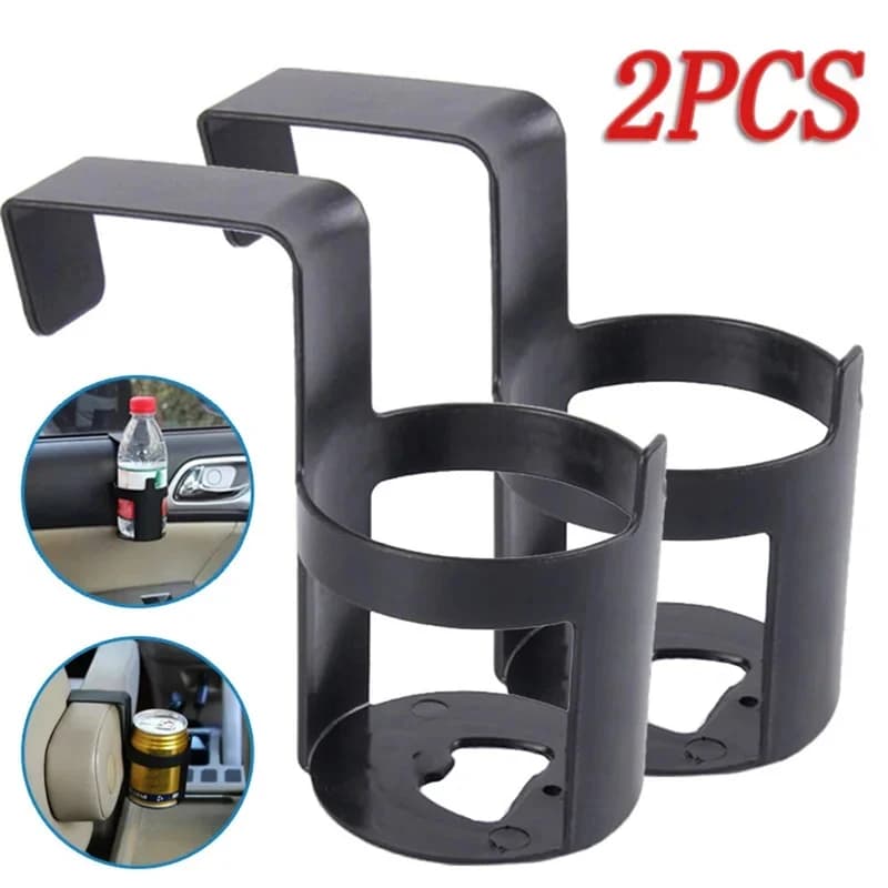 1-5pcs Car Cup Holder Auto Door Window Hanging Beverage Holder Portable Water Bottle Stand Car Storage Rack Auto Interior