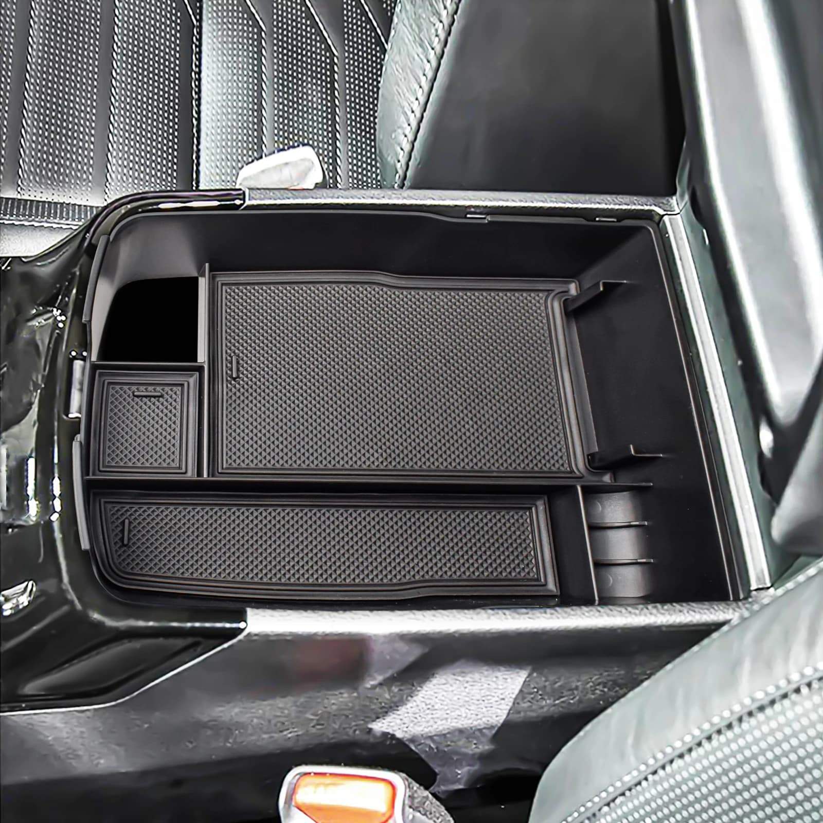 Vassoio per Console Centrale con Bracciolo per KIA Telluride 2020-2024, Accessori Kia Telluride, Organizzatore per Console Centrale in ABS