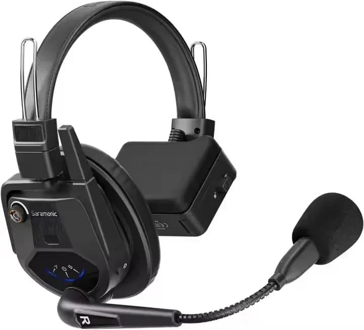 Saramonic WiTalk9 WT5S Sistema citofonico per cuffie wireless Full-Duplex 500m Ran Team Communication 1 Master 4 Walkie Talkie remoto