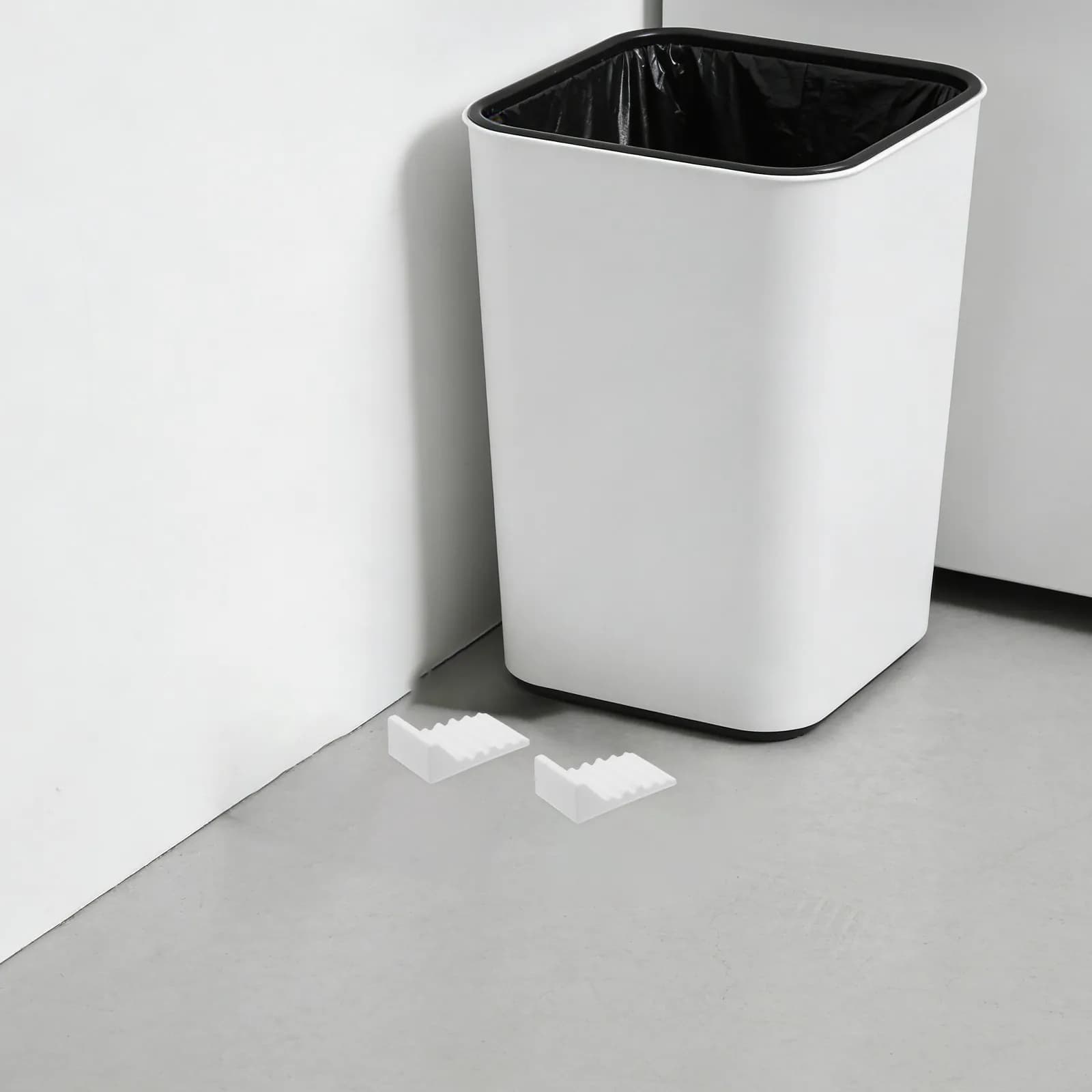 4 pezzi di protezioni in silicone per pareti, tamponi anti-collisione per bidoni della spazzatura da cucina, prevengono lo scivolamento e i danni alle pareti