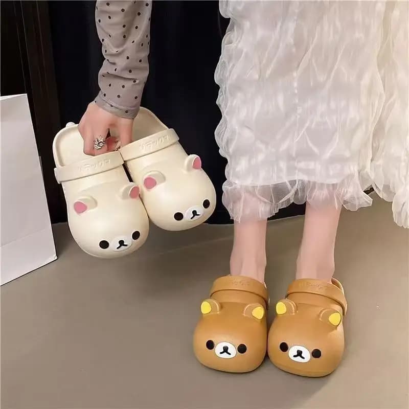 Ciabatte estive da ragazza 2026, modello Wind Easy Bear, con fori, morbide, carine, antiscivolo, deodoranti, fresche, con punta chiusa