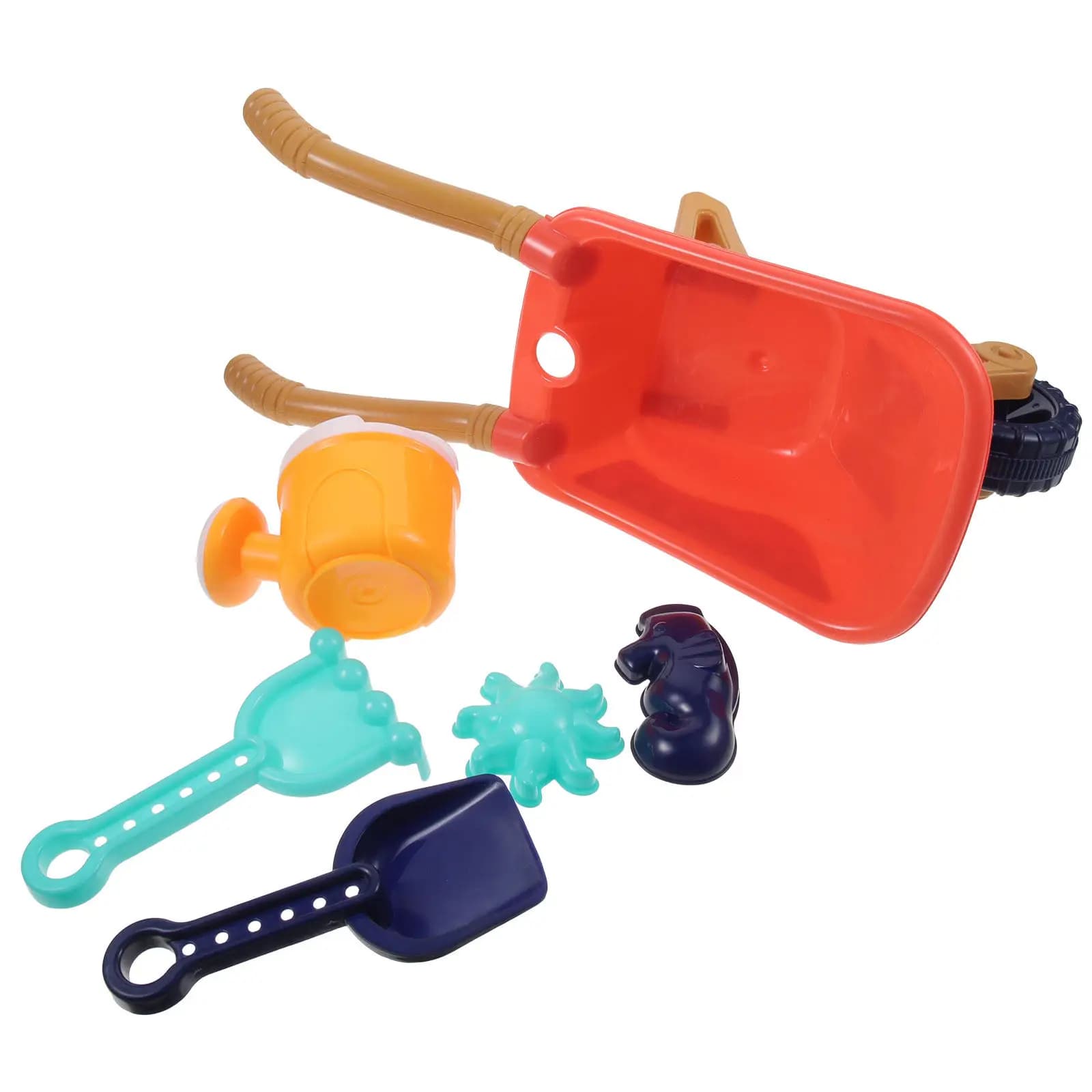 Set Carrello da Spiaggia 1 Pezzo, Gioco Estivo da Spiaggia in Plastica, Set da Gioco per Sabbia per Bambini, Regalo Educativo, Gioco di Sabbia, Giocattolo da Spiaggia per Bambini