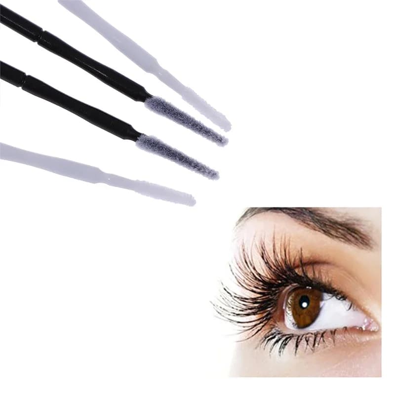 100 pcs Professional Use And Drop Extension Eyelash Micro Brush Applyer Make Up Mascara Tampone Brushes Makeup Brushes