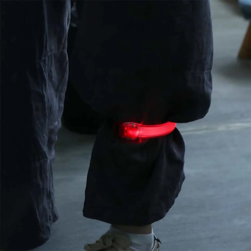 Adjustable LED Light Up Armband Wearable Glow The Dark Glow Sports Bracelet Luminous High Visibility Running Arm Belt