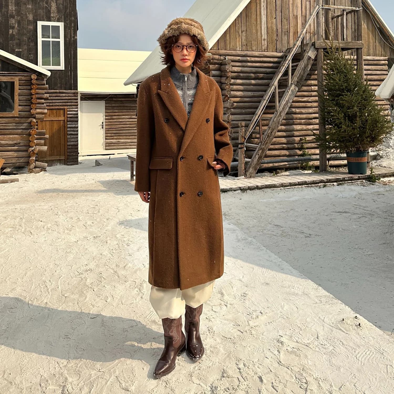 Complete with Women's Allingentle, Long Blazer in Wool, Fashion Jacket, Casual Daily Outfit Coat Customizable