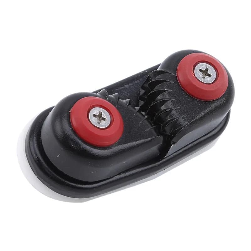 Morsetto per Corda in Lega di Alluminio Nero 86*39MM, Accessori per Yacht e Navi