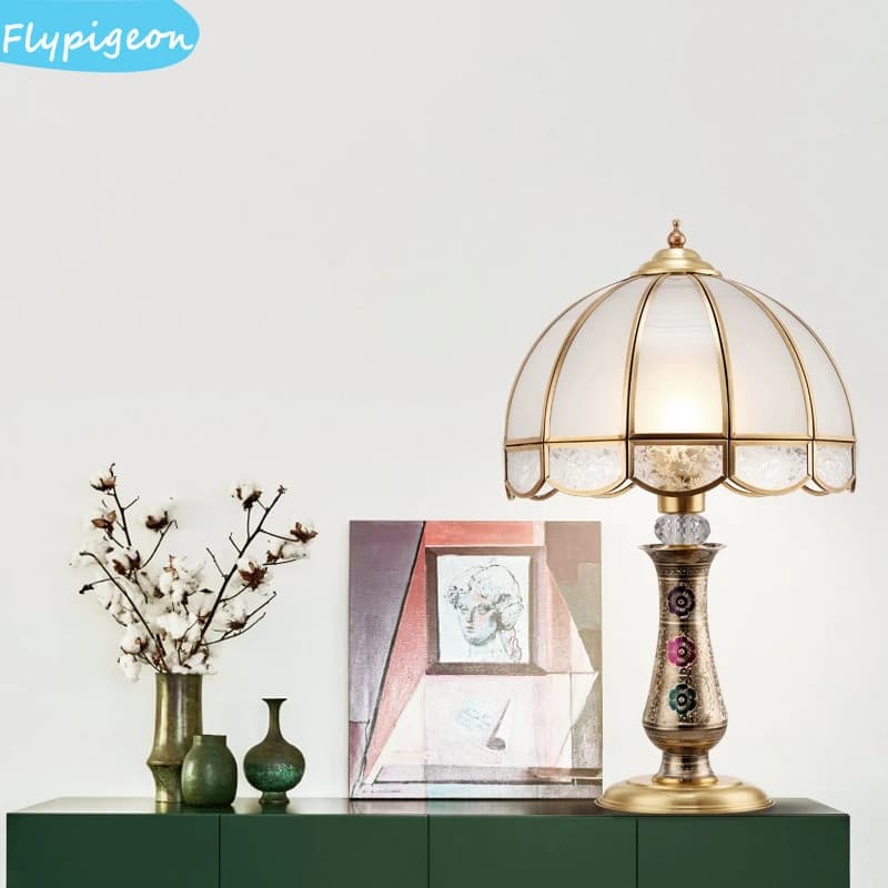 Lampada da scrivania industriale vintage in rame Lampada da studio per ufficio Lampada da comodino per soggiorno Lampada da lettura Lampadina Edison Lampada in rame